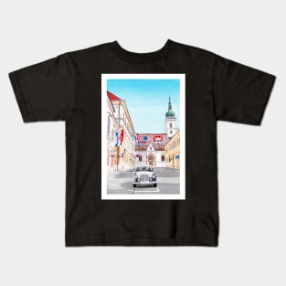 Zagreb, Croatia Kids T-Shirt